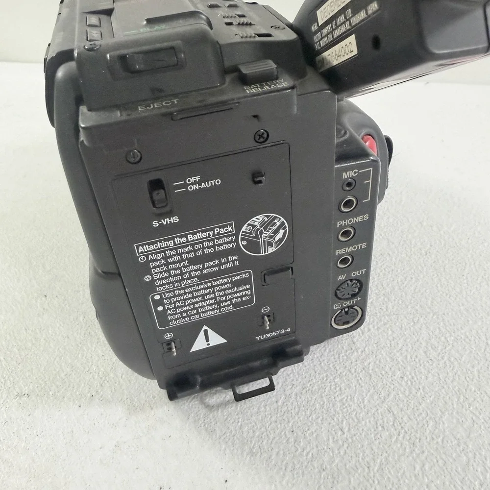 JVC GR-SX90U Compact Super VHS VHS-C Camcorder Video Camera AS IS UNTESTED